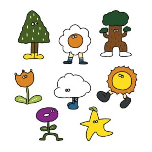 不思議な形の植物たち